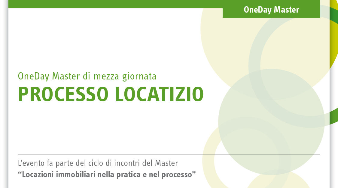 Immagine Processo locatizio | Euroconference